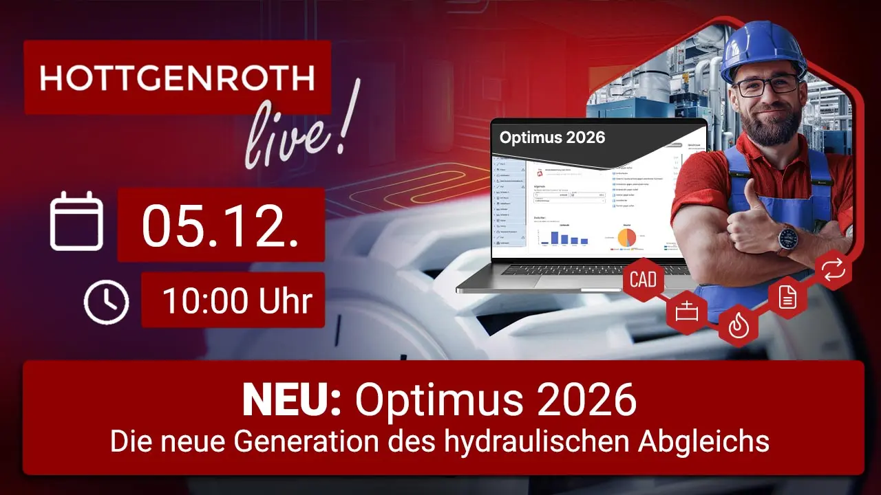 Aufzeichnung: Optimus 2026 – Die neue Generation des hydraulischen Abgleichs