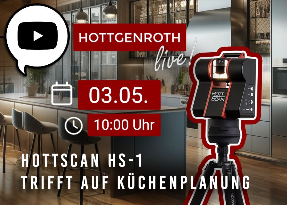 HottScan HS-1 trifft auf Küchenplanung