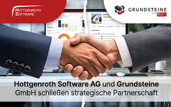 Hottgenroth Software AG und Grundsteine GmbH schließen strategische Partnerschaft