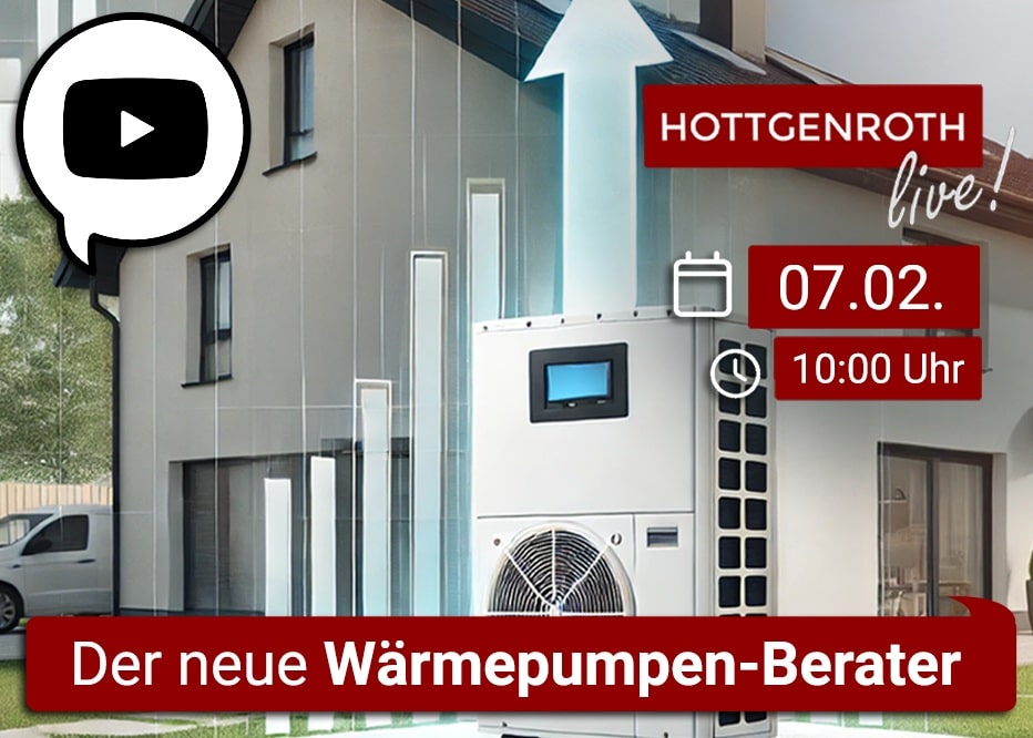 YouTube Livestream 7. Februar - Der neue Wärmepumpenberater