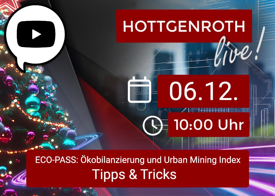 YouTube Livestream 6. Dezember - Ökobilanzierung mit ECO-Pass